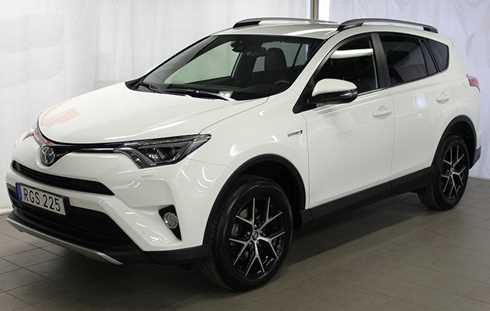 Vit Toyota RAV4 Hybrid AWD stulen i Bromma, Stockholm